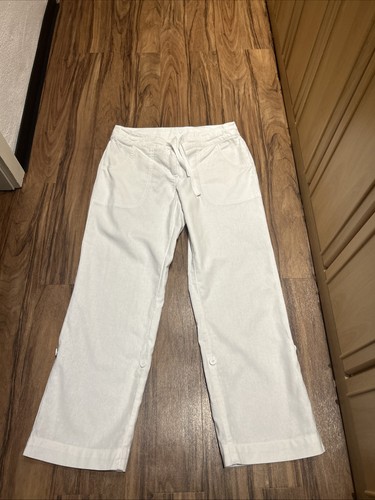 Damen cargo hose - damen, leinen
