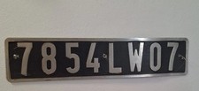 Oldtimer Nummernschild