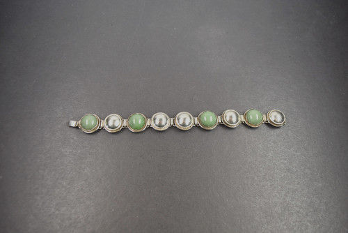 Massives silberarmband 925 - 925, mit