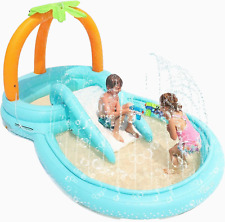 Aufblasbarer Kinder-Pool mit Rutsche, Planschbecken