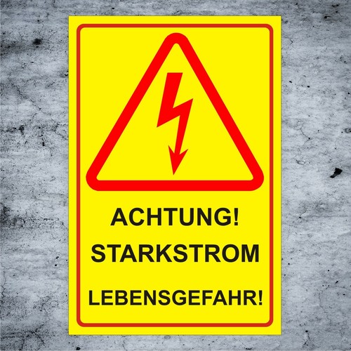 Starkstrom lebensgefahr - starkstrom,