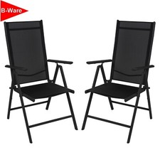 B-WARE * Gartenstühle Set Alu Klappstuhl Gartenstuhl verstellbar Stühle