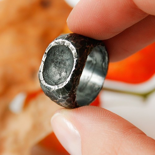 Schöner silber ring antik - silber,