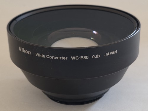 Nikon e80 wide converter - nikon,