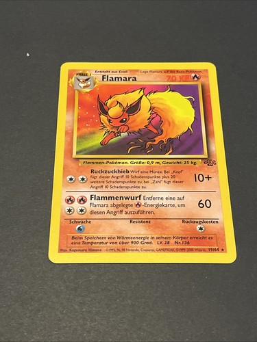 Pokémon tcg flamara jungle - pokémon,