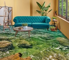 3D Grün Meer Wasser Q3964