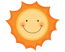 Samunshi Sonne Aufkleber