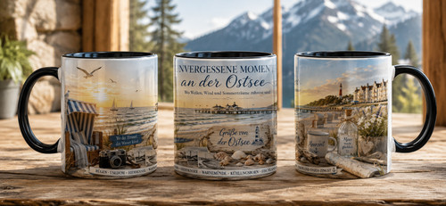Ostsee souvenir tasse - souvenir,