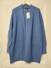 Damen Strickjacke Blau Größe