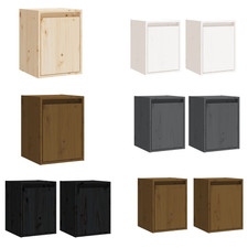 Wandschränke Hängevitrine Hängeschrank 1/2 Stk. 30x30x40 cm Massivholz Kiefer