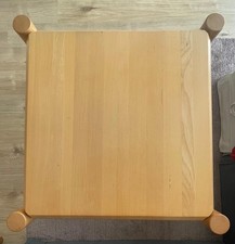 Tisch Couchtisch massive Kernbuche Handgefertigt 990 x 990 x 520