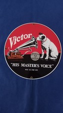 Victor "His Master's Voice" Porzellan Schild (0,6 kg)