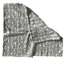 ♥Baumwollmix♥KISSENBEZUG♥ca.50x60cm♥Wellen♥Grau/Weiß♥1x♥