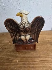 Vintage Spardose Keramik Adler USA Emigrant Bank Figur – 60er Jahre Deko 