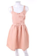 NAF NAF Kleid Träger Applikationen Raffungen D 36 nude peach