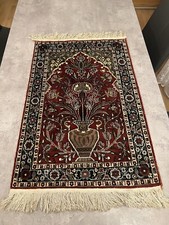 Teppich  aus Kaschmir und Seide 91x 62