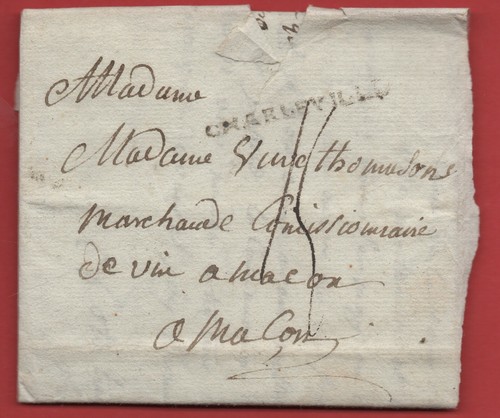 1782 brief marke charleville - marke,