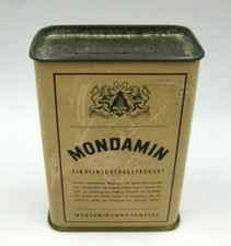 alte Werbe Spardose Mondamin Hamburg Blechdose Reklame Werbung wohl 50er 60er Jh