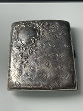 Silber Zigarettenetui Antik