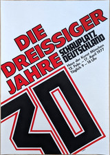 Poster Plakat - Die Dreißiger