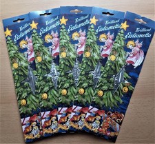 5 x Lametta Silber Alu