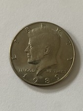 Top!  Half Dollar USA Kennedy 1989 (D) Liberty