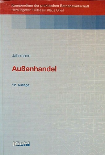 Außenhandel kompendium der - -,