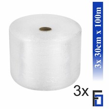 3x Rolle Luftpolsterfolie 30cm