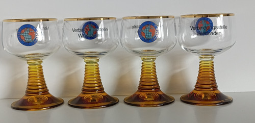 4er set vintage römer - vintage, gläser