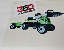 Trettraktor SMOBY Farmer Max mit Anhänger und Schaufellader