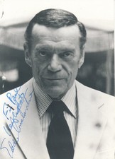 EDDIE CONSTANTINE (+ 1993),  ORIGINAL SIGNIERT, AUTHENTIC SIGNED