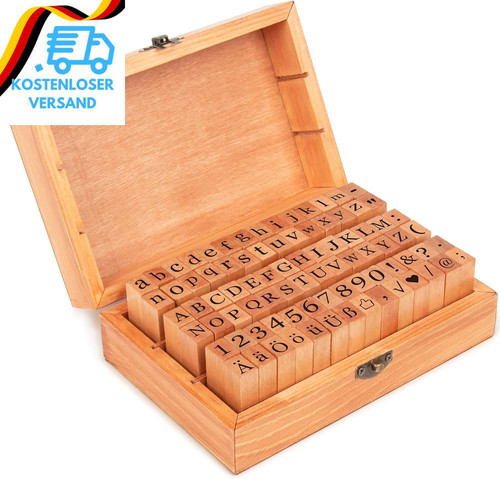 Ausyde holzstempel set 84 - holzstempel,