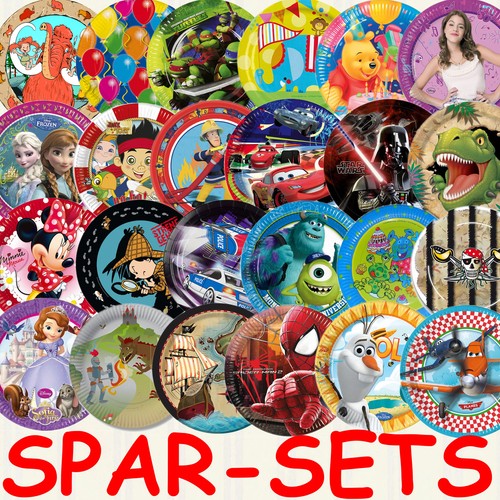 Spar partyset geschirr deko - partyset,