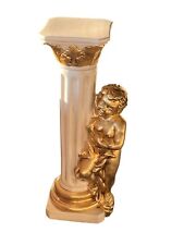 Handbemalte Säule aus echtem Blattgold Höhe 102 cm made in Italy