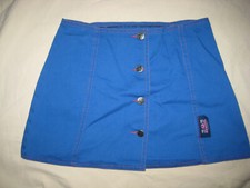 VINTAGE Jeans Minirock blau 34