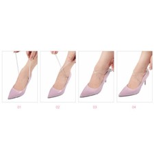 Paar durchsichtige extra lange