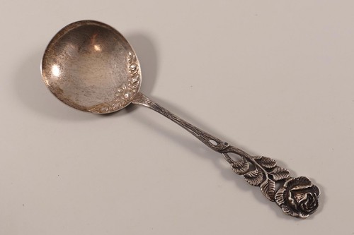 Sahnelöffel silber 800 antiko - sahnelöffel,