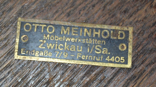 Altes messingschild - altes,