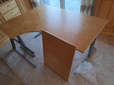 1 x Ikea Galant Schreibtisch, L-Form, 1 x Verlängerung