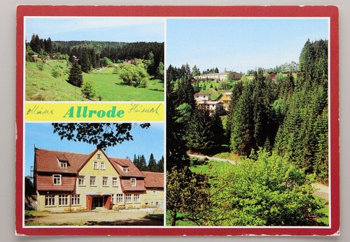 Postkarte allrode meine - -, allrode,