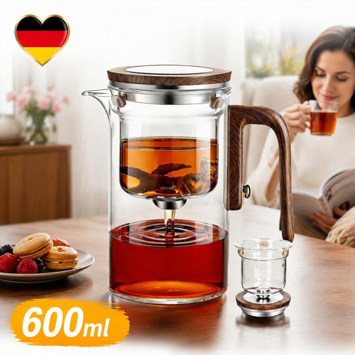 Glaskanne teekanne aus glas - /,