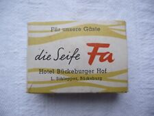 Fa - die Seife Hotel-Seife Probestücke Miniaturseife Werbung Kaufladen Tante Emm