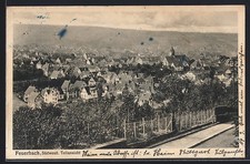 Ansichtskarte Feuerbach / Stuttgart, Südwestl. Teilansicht vom Ort 1916 