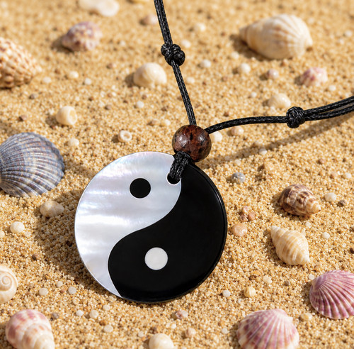 Echte handarbeit yin yang - echte,