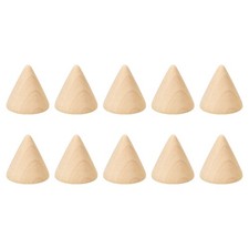 30x30mm Natural Holz Kegel