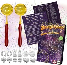 Zinngießen Silvester Set