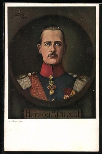 Herzog albrecht von - ak,