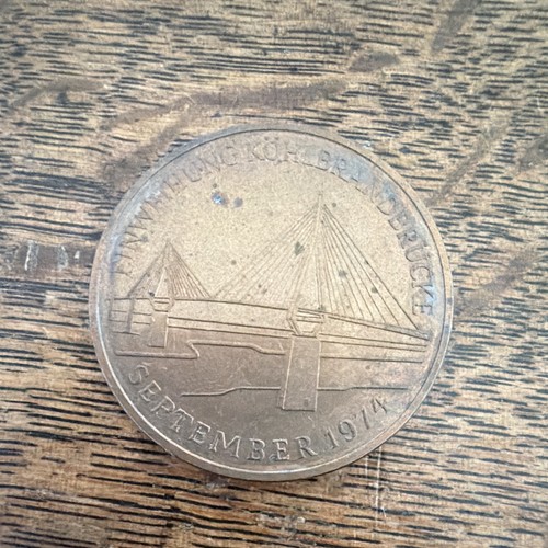 Medaille köhlbrandbrücke - medaille,
