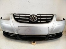 VW Fox 5Z Stoßfänger vorn Frontstoßstange LA7W Reflexsilber starke Kratzer