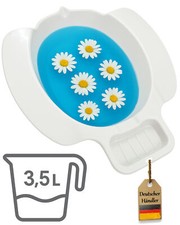 Bidet Einsatz Toilette Sitzbad 3,5 L Sitzbadewanne Hämorrhoiden Seifenablage